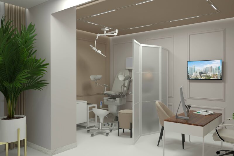 Дизайн проект клиники “Arutiunova Skin Health Clinic”